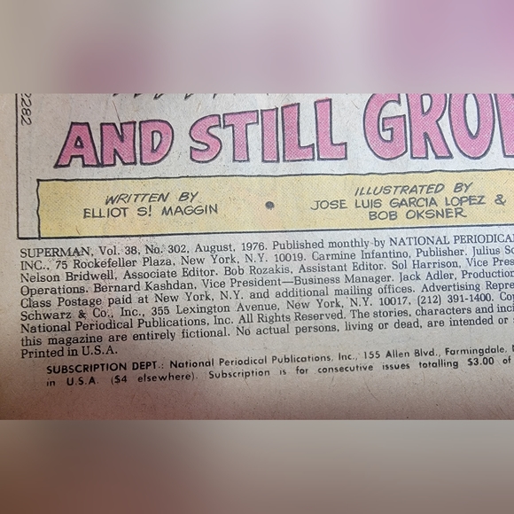 Superman comic # 302 (1976) - Picture 4 of 5